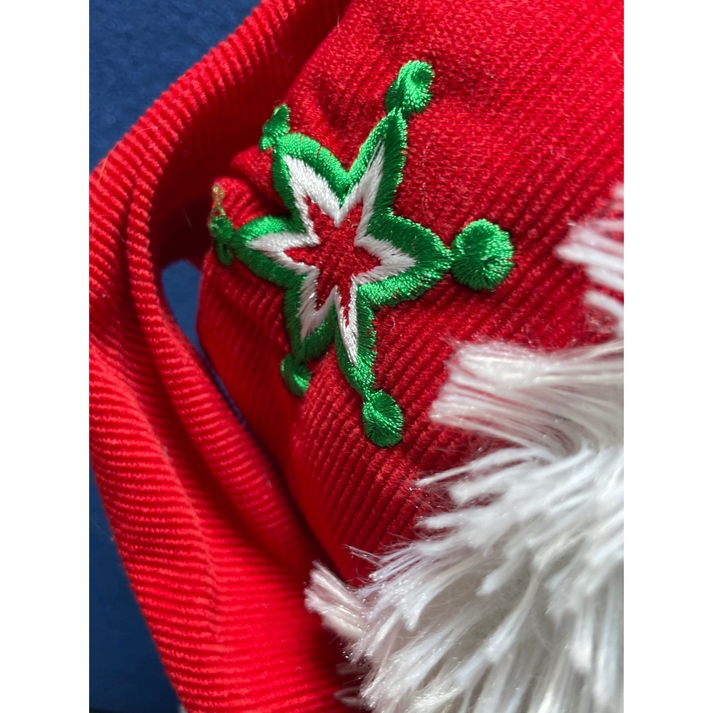 Snowflake Teddy Bear Brown‎ Red Green 2021 Holiday Christmas Striped Sweater - Picture 6 of 11